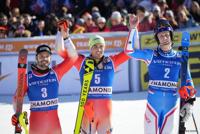 Historic victory for Daniel Yule in Chamonix Kandahar